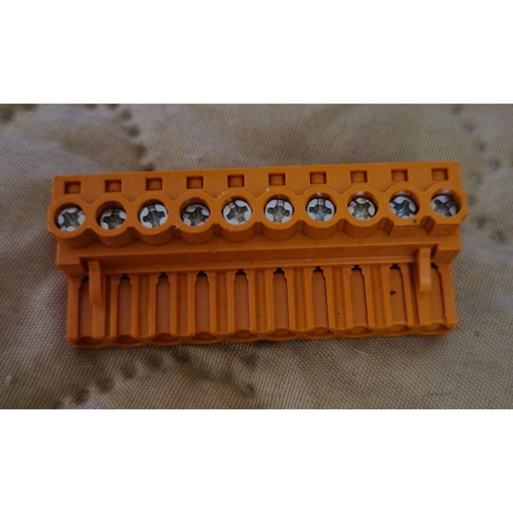 x1 10 Position Plugable Terminal Block New Old Stock